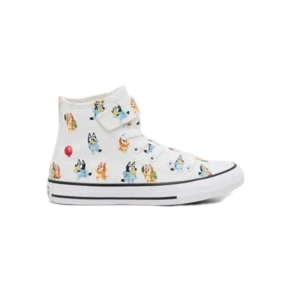 Converse Chuck Taylor Kids Bluey All Star EasyOn High Top Sneakers Shoes 2Y